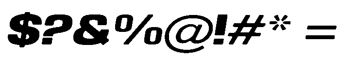 Braskion Soft Black Exp Ita Font OTHER CHARS