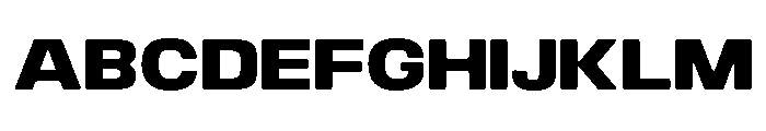 Braskion Soft Black Expanded Font UPPERCASE