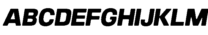 Braskion Soft Black Italic Font UPPERCASE