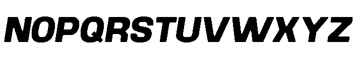 Braskion Soft Black Italic Font UPPERCASE