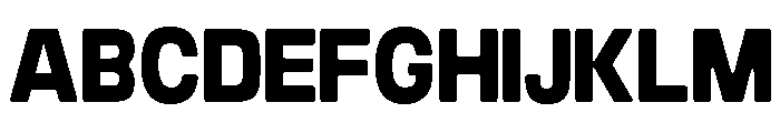Braskion Soft Black SemCond Font UPPERCASE