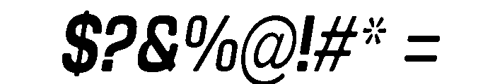 Braskion Soft Bold Cond Ita Font OTHER CHARS