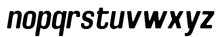 Braskion Soft Bold Cond Ita Font LOWERCASE
