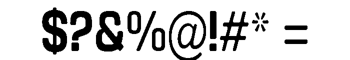 Braskion Soft Bold Condensed Font OTHER CHARS
