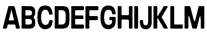 Braskion Soft Bold Condensed Font UPPERCASE