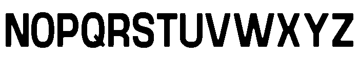 Braskion Soft Bold Condensed Font UPPERCASE