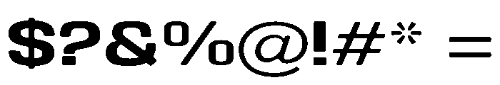 Braskion Soft Bold Expanded Font OTHER CHARS