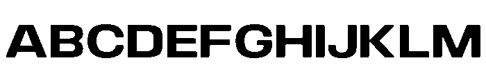 Braskion Soft Bold Expanded Font UPPERCASE