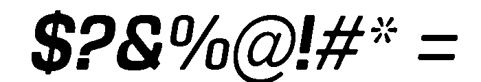 Braskion Soft Bold SemCond Ita Font OTHER CHARS