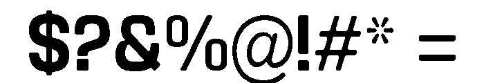 Braskion Soft Bold SemCond Font OTHER CHARS