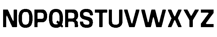 Braskion Soft Bold SemCond Font UPPERCASE