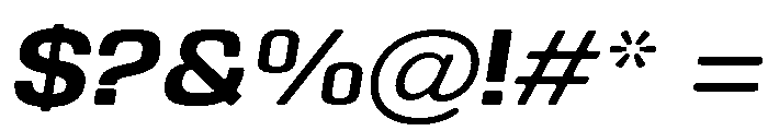 Braskion Soft Bold SemExp Ita Font OTHER CHARS