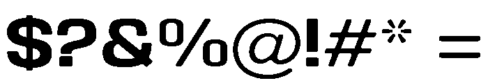 Braskion Soft Bold SemiExpanded Font OTHER CHARS