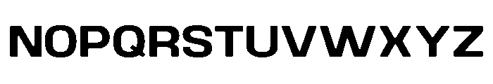 Braskion Soft Bold SemiExpanded Font UPPERCASE