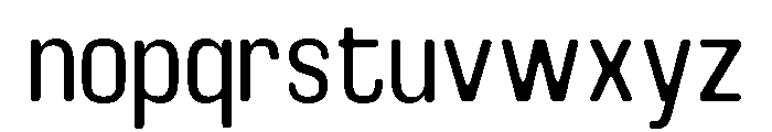 Braskion Soft Condensed Font LOWERCASE