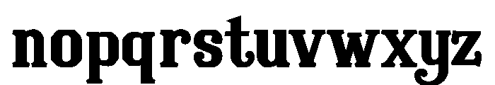 Brasko Bold Font LOWERCASE
