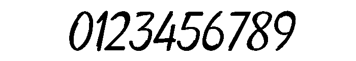 Brasko Italic Font OTHER CHARS