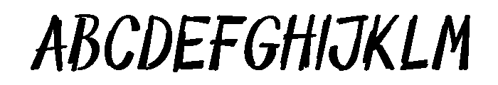 Brasko Italic Font UPPERCASE