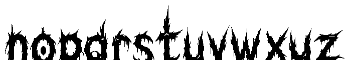 Braskot Font LOWERCASE