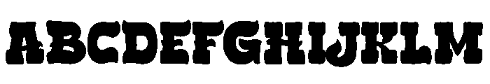 Bravado Font UPPERCASE