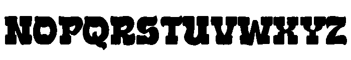 Bravado Font UPPERCASE