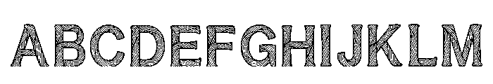 Brave Regular Font UPPERCASE