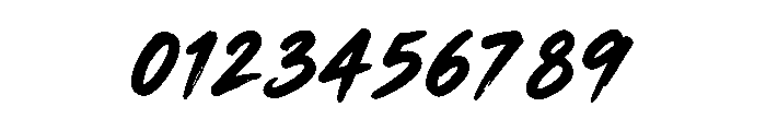 Brave Stroke Font OTHER CHARS