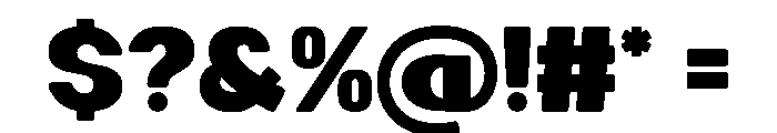 Brave Treat Regular Font OTHER CHARS
