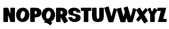 Brave Treat Regular Font UPPERCASE