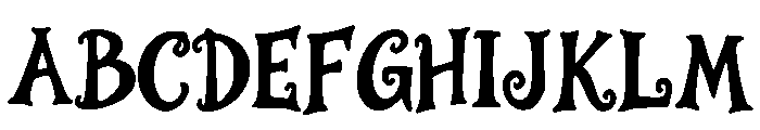 Braveli Regular Font UPPERCASE