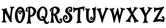 Braveli Regular Font UPPERCASE
