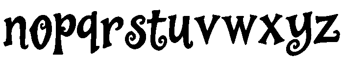 Braveli Regular Font LOWERCASE