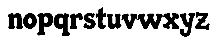 Bravelle Font LOWERCASE