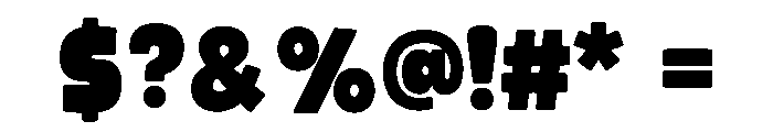 Bravelo Font OTHER CHARS