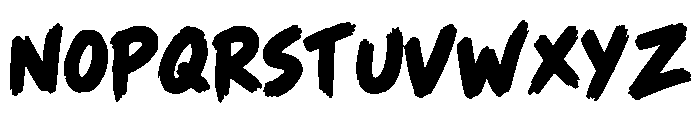 Bravely Bold Font UPPERCASE