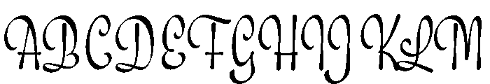 Bravelyn Script Regular Font UPPERCASE