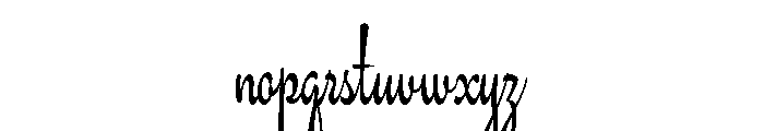 Bravelyn Script Regular Font LOWERCASE