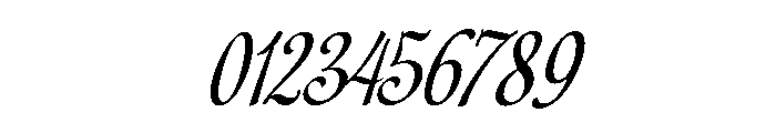 Bravelyn Script SemExp Slant Font OTHER CHARS
