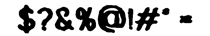 Bravemont Regular Font OTHER CHARS
