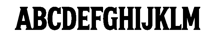 Braventor Font UPPERCASE