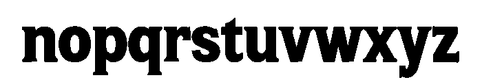 Braventor Font LOWERCASE