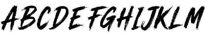 Braveston Regular Font UPPERCASE