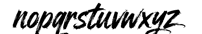 Braveston Regular Font LOWERCASE