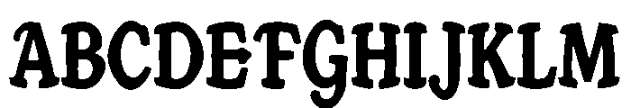 Braveston Slab Font UPPERCASE