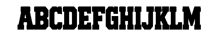Braveston Font UPPERCASE