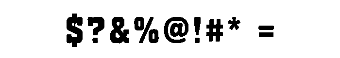 Bravestone Font OTHER CHARS