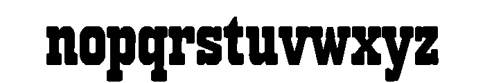 Bravestone Font LOWERCASE