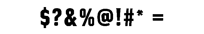 Bravex Font OTHER CHARS