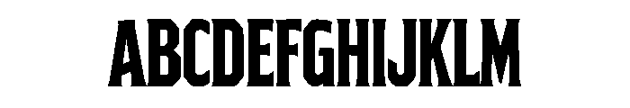 Bravex Font UPPERCASE