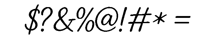 Bravina Font OTHER CHARS
